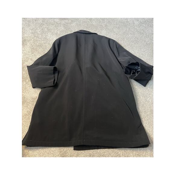 Vintage Ralph Lauren Rain Coat Jacket Mens Extra Large Black Preppy Gorpcore - Picture 12 of 14